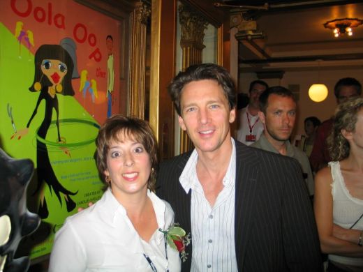 Colette Fournier with Andrew McCarthy